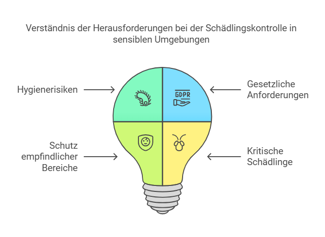 Kritische Hygienebereiche in einem Krankenhaus: Operationssaal mit Fokus auf Schädlingsprävention durch professionelle Monitoring-Systeme