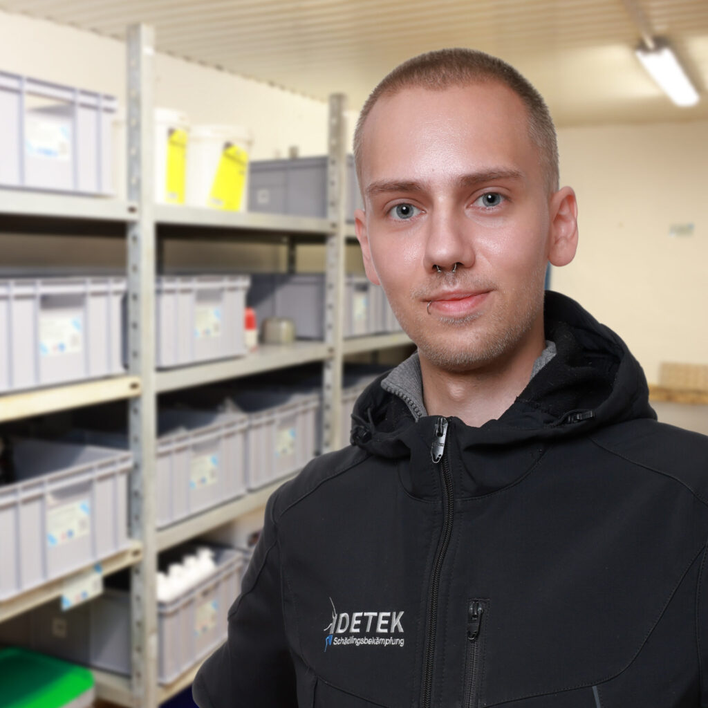 Professioneller Kammerjäger. Schädlingsbekämpfer