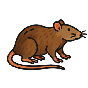 Icon einer Wanderratte (Rattus norvegicus) – Schädlingsbekämpfung